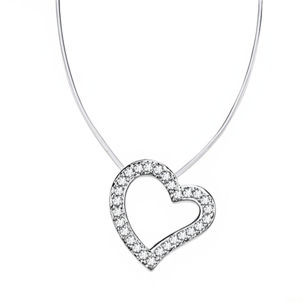 HEART CRYSTAL NECKLACE