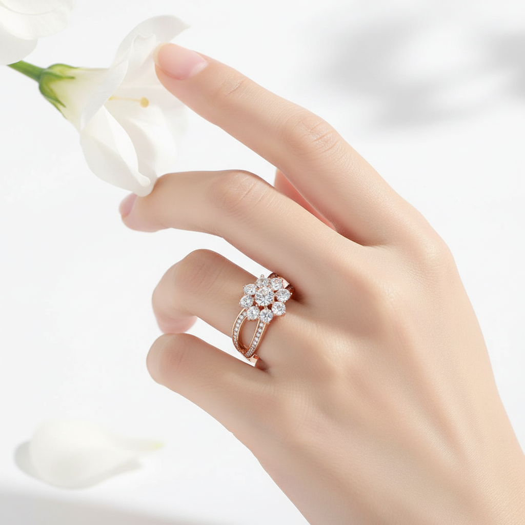 Rose Gold Crystal Ring Lifestyle Corrected 2000x2000