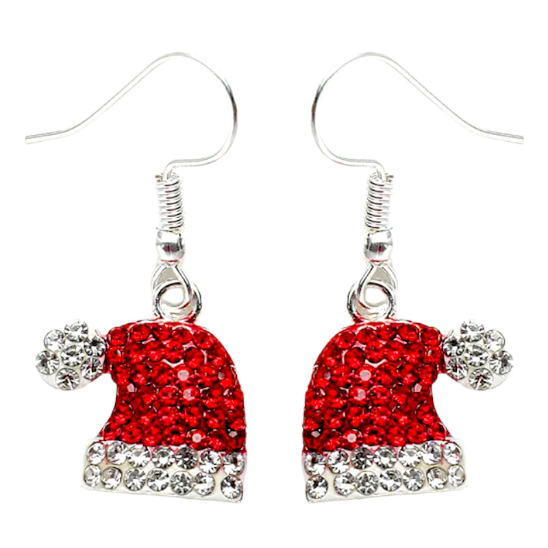 CHRISTMAS HAT EARRINGS