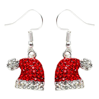 CHRISTMAS HAT EARRINGS