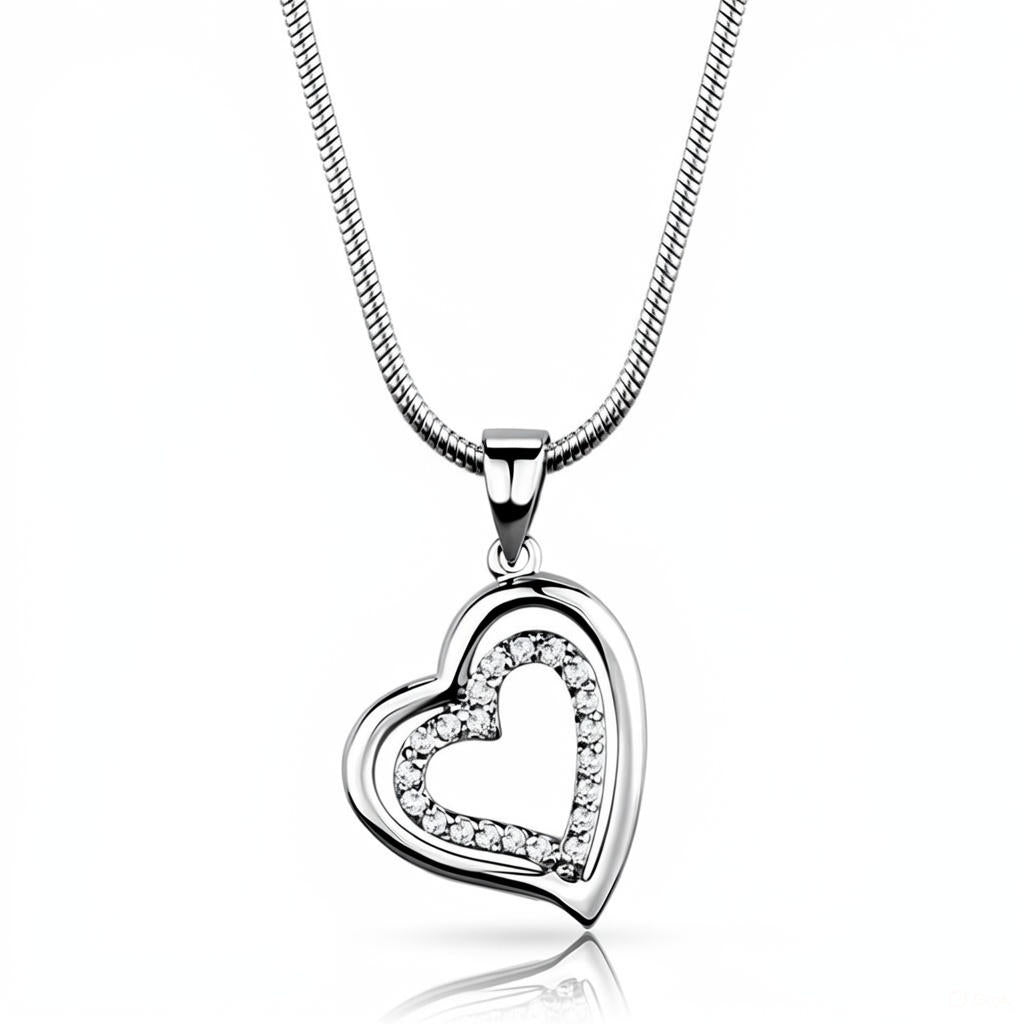 SILVER HEART PENDANT