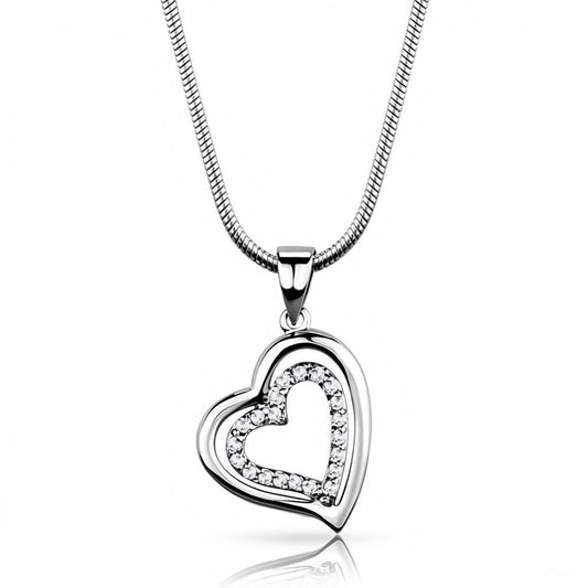 SILVER HEART PENDANT