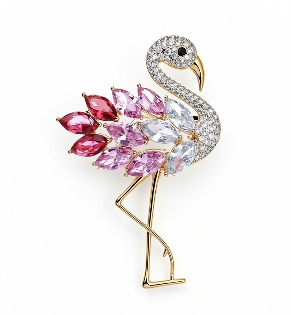 FLAMINGO BROOCH