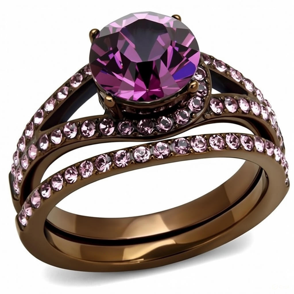 AMETHYST CRYSTAL RING