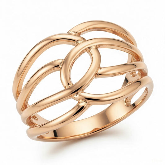 ROSE GOLD LOOPS RING