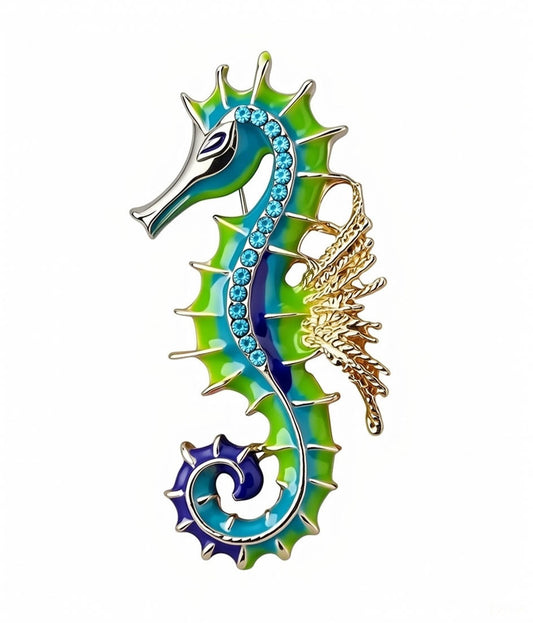 SEAHORSE BROOCH