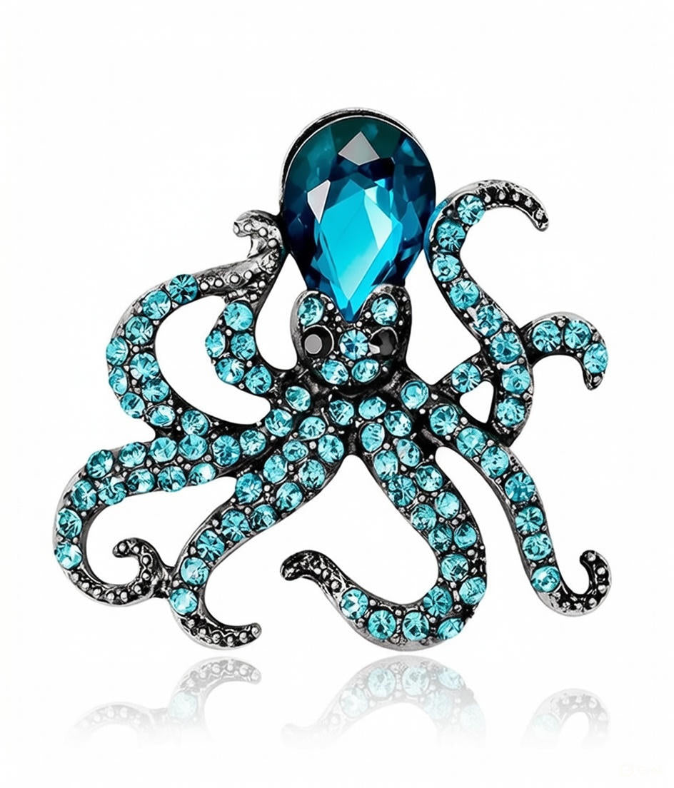 OCTOPUS BROOCH