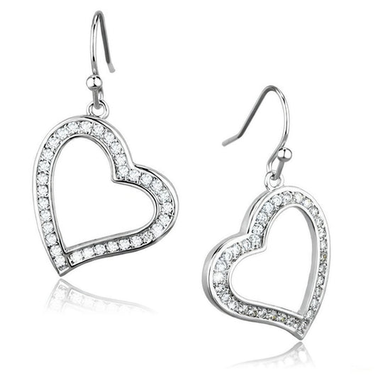 HEART CRYSTAL EARRINGS