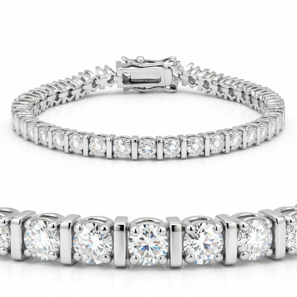 SILVER CRYSTAL BRACELET