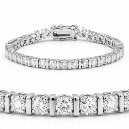 SILVER CRYSTAL BRACELET