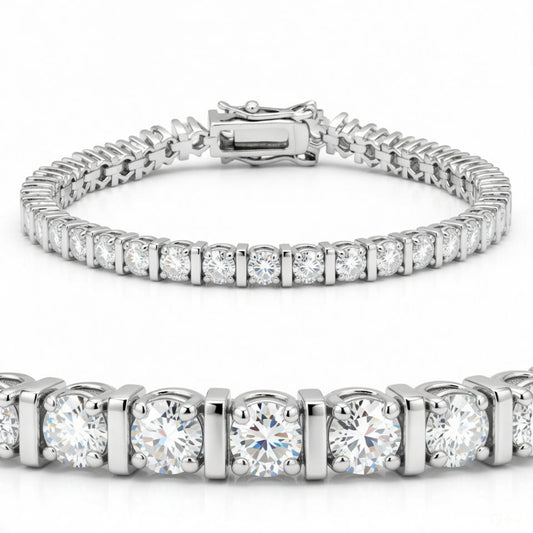 SILVER CRYSTAL BRACELET