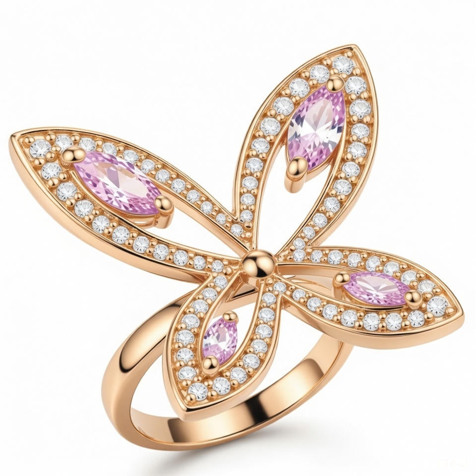 PINK ROSE GOLD  RING