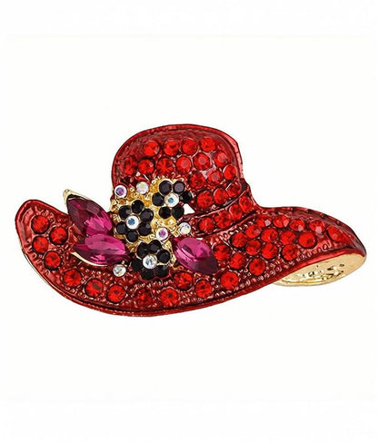 RED HAT BROOCH