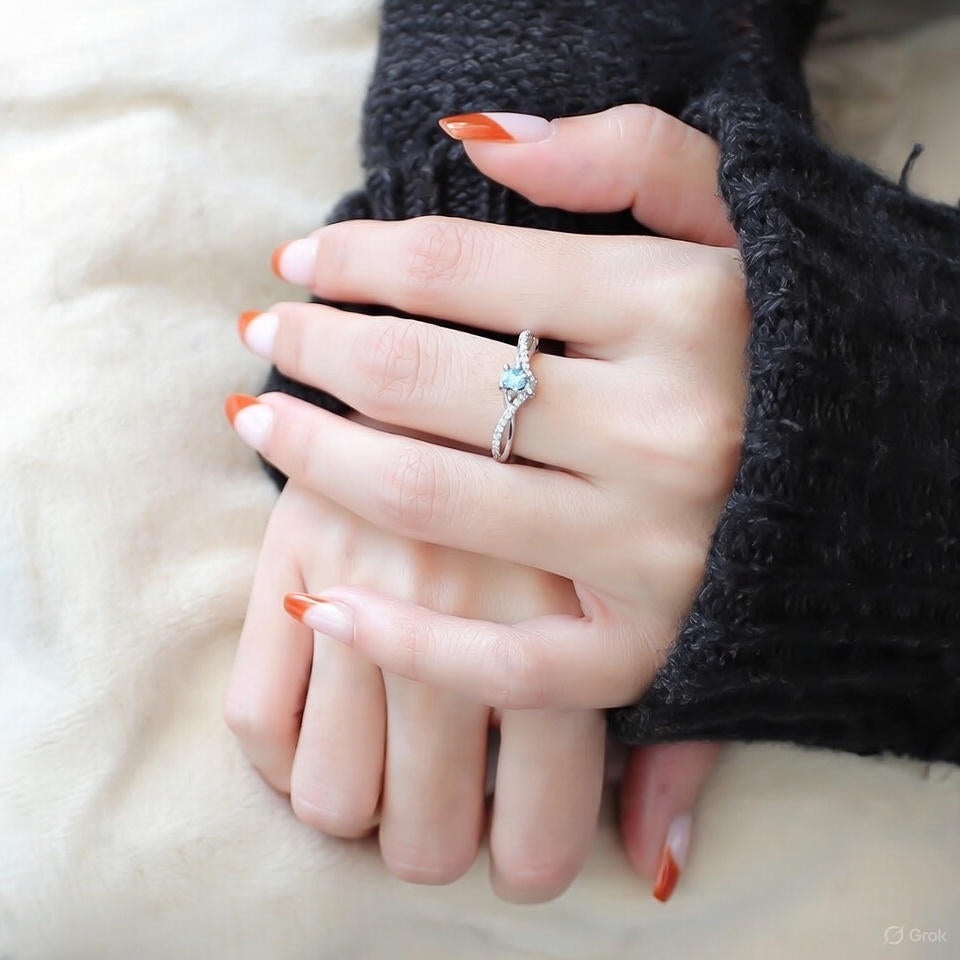 LIGHT BLUE RING