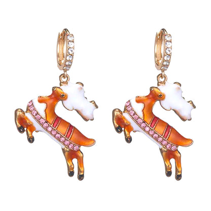 CHRISTMAS REINDEER EARRINGS