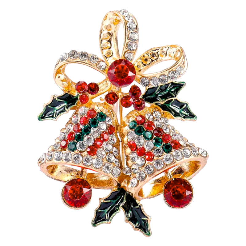 CHRISTMAS BELLS BROOCH