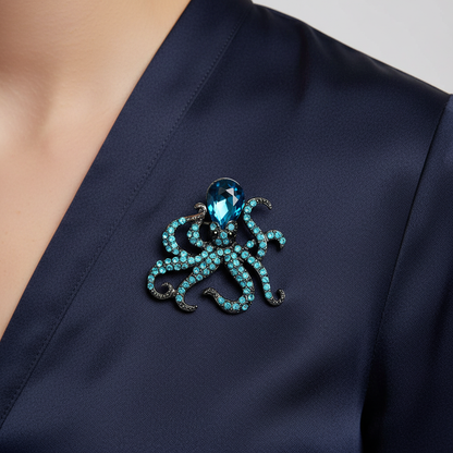 Octopus Brooch Lifestyle