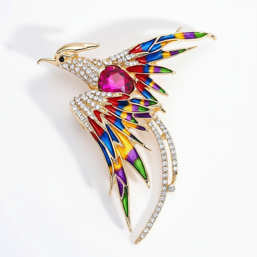 Phoenix Brooch - Enhanced